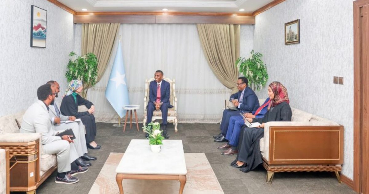 Ra’iisul Wasaaraha XFS oo xafiiskiisa ku qaabilay Wakiilka hey’adda (UNICEF) ee Soomaaliya