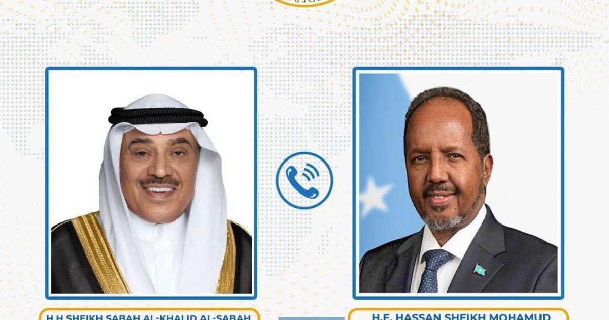 Madaxweyne Xasan Sheekh oo la hadlay Dhaxal-sugaha Kuwait