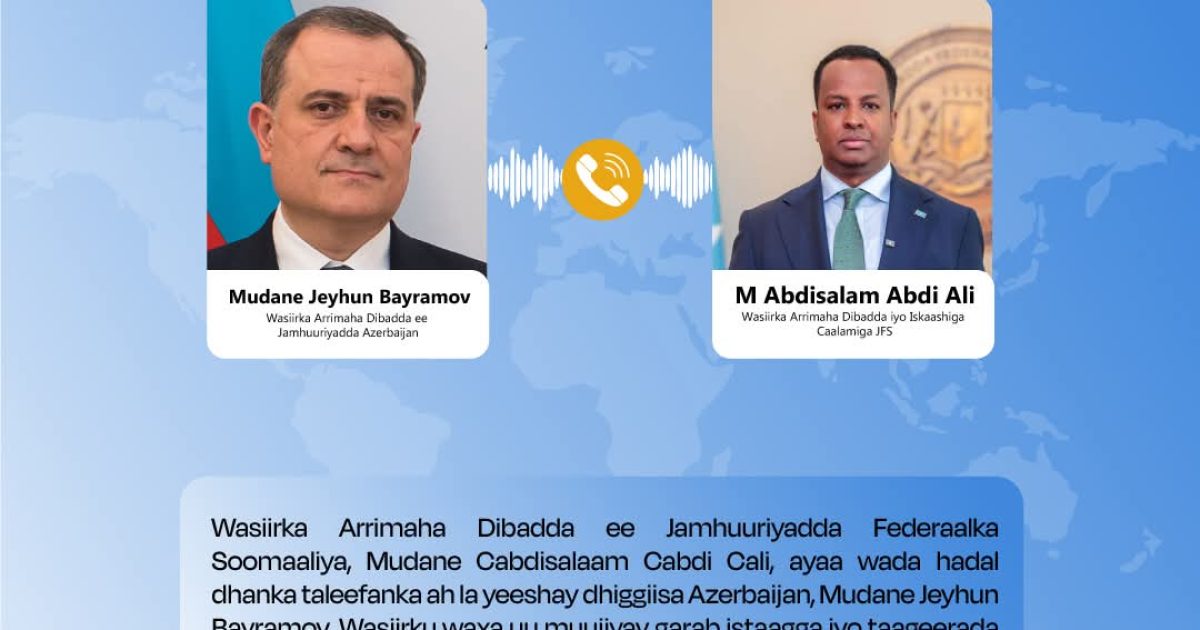 Soomaaliya oo garab-istaag u muujiysay Azerbaijan