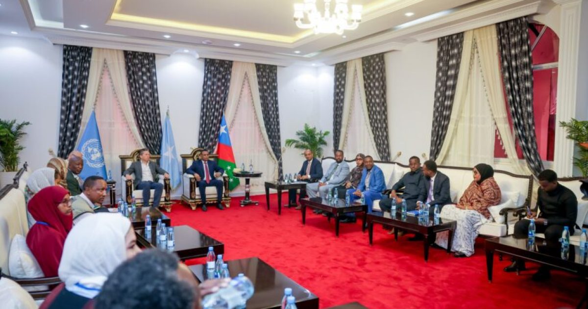 Hogaamiye Koonfur Galbeed oo Baydhabo ku qaabilay wafdi sare oo ka socda Qaramada Midoobay