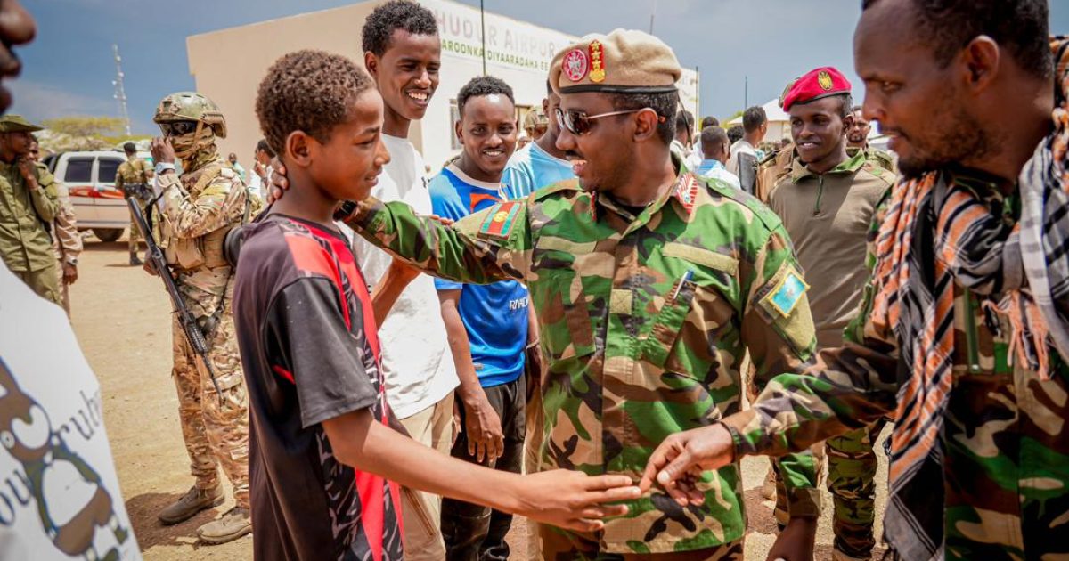 Taliyaha Ciidanka Xoogga Dalka oo tagay gobolka Bakool