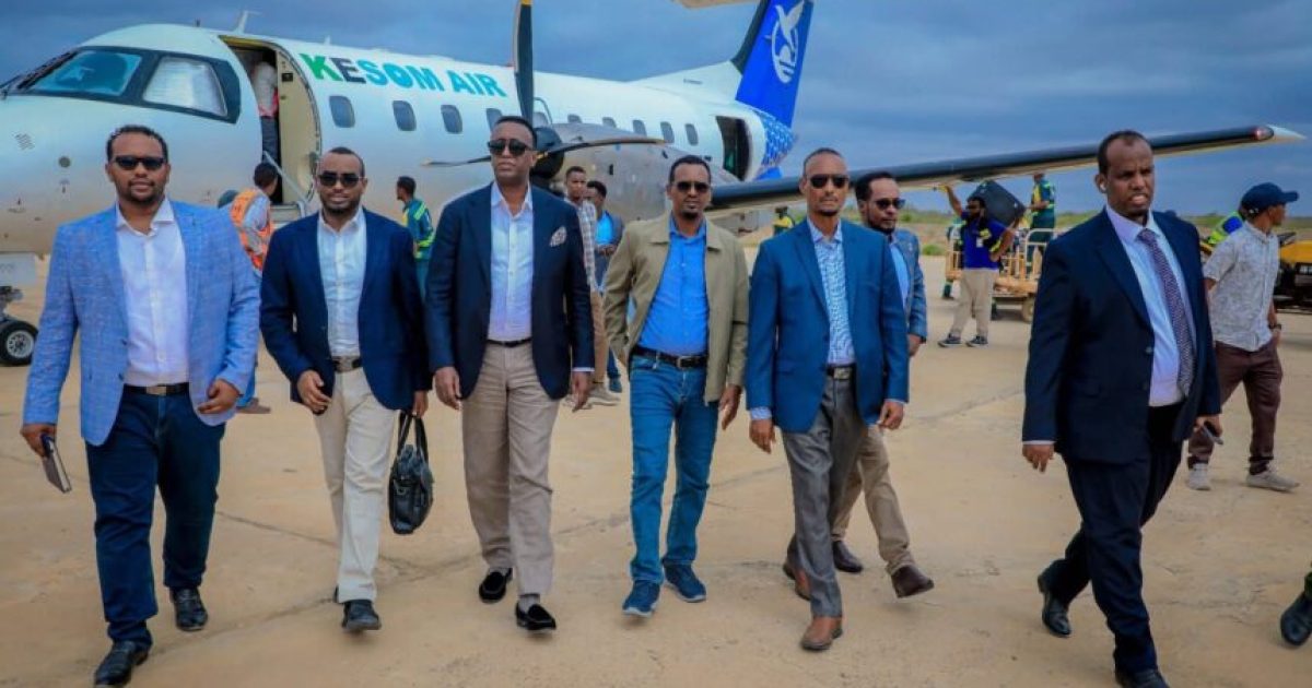 Guddoomiyaha Guddiga Doorashooyinka Qaranka oo gaaray magaalada Baydhabo