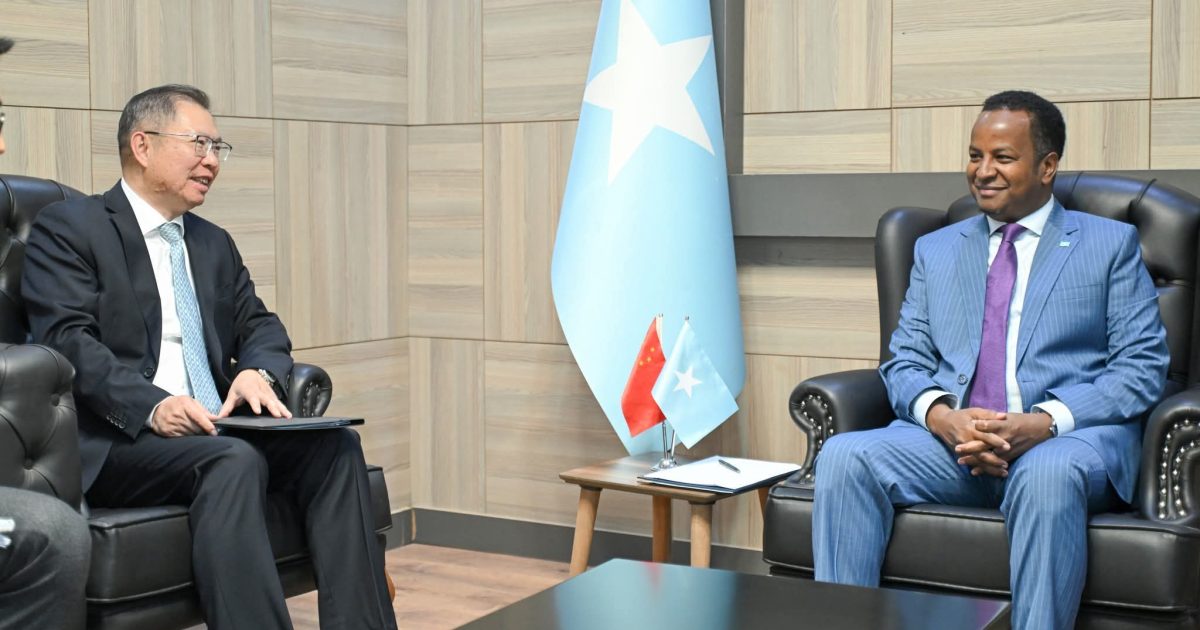 Wasiirka Wasaaradda Arrimaha Dibadda XFS oo qaabilay Ergayga Gaarka ah ee Shiinaha u qaabilsan Geeska Afrika