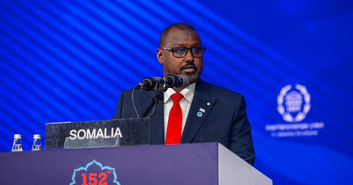 Guddoomiye ku-xigeenka labaad ee Golaha Shacabka BJFS oo khudbad ka jeediyay shirka Baarlamaannada Adduunka