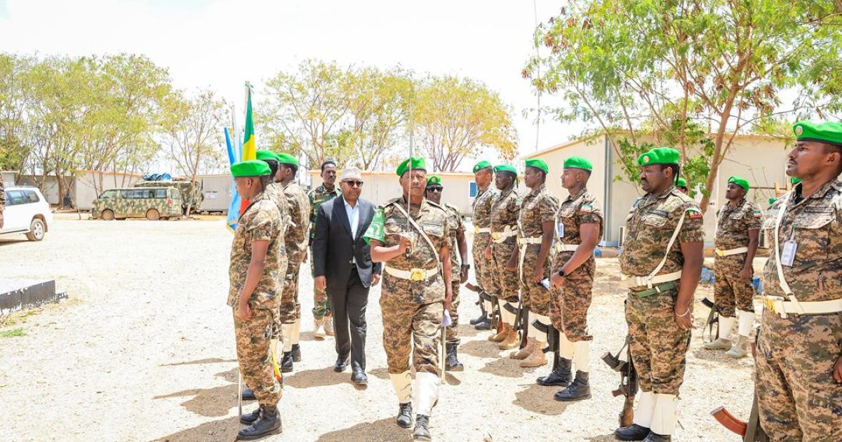 Wasiirka Gaashaandhigga XFS oo kormer ku tegay xarunta (AUSSOM) ee Baydhabo