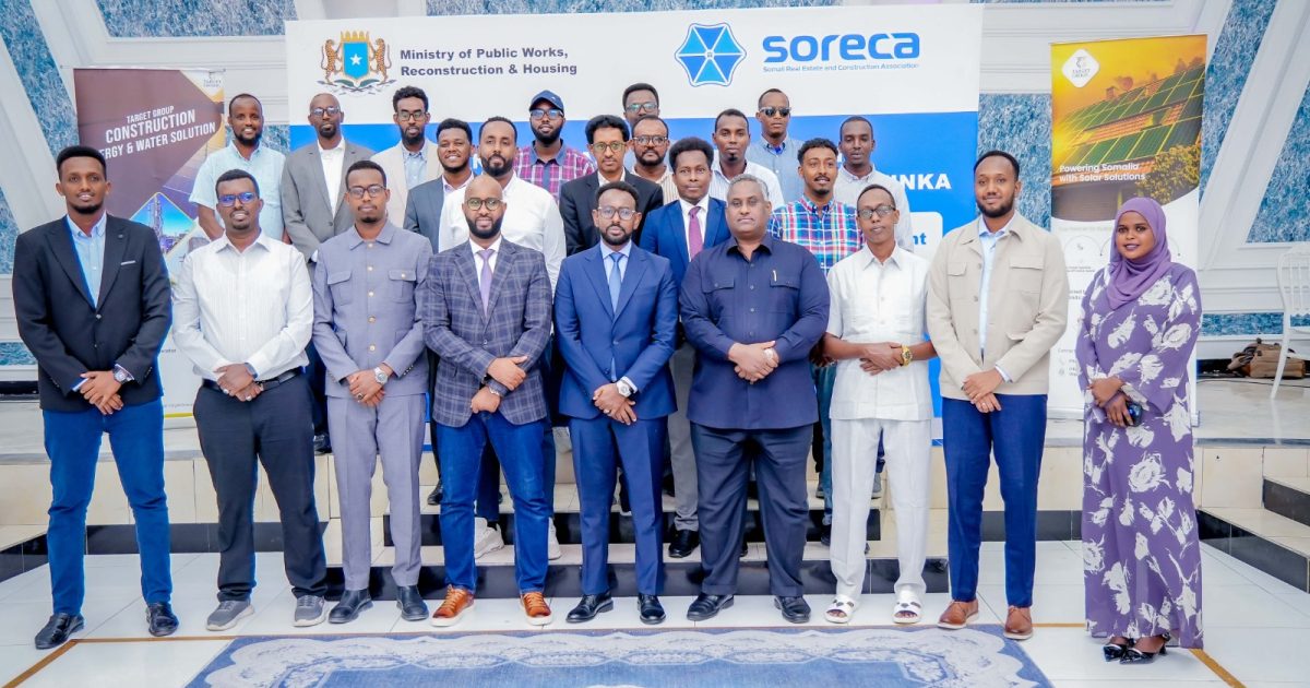 Wasiirka Hawlaha Guud XFS oo Dalladda SORECA kala hadashay horumarinta kaabayaasha iyo magaalooyinka