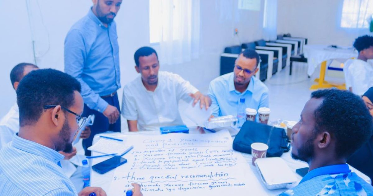 Wejiga labaad ee wadatashiyada Qorshaha Qaran ee Dhallinyarada oo la soo gabagabeeyay