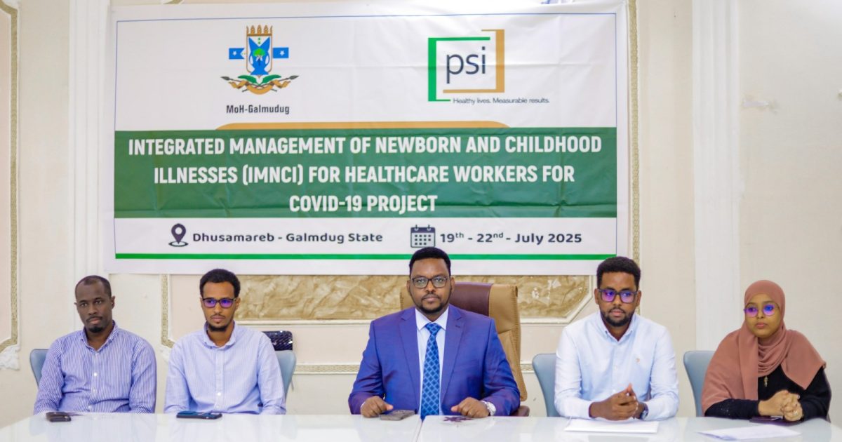 Agaasimaha Guud ee Wasaarada Caafimaadka Galmudug oo soo xiray tababar ku saabsan cudurrada dhallaanka iyo carruurta