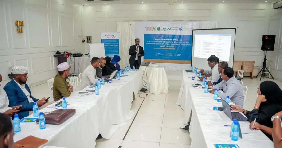 Shirweynaha barnaamijka maalgashiga Biyaha Soomaaliya ee 2026–2030 oo lagu qabtay Muqdisho