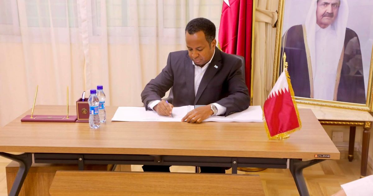 Wasiirka Arrimaha Dibadda oo Tacsi ugu Tagay Safaaradda Dowladda Qatar