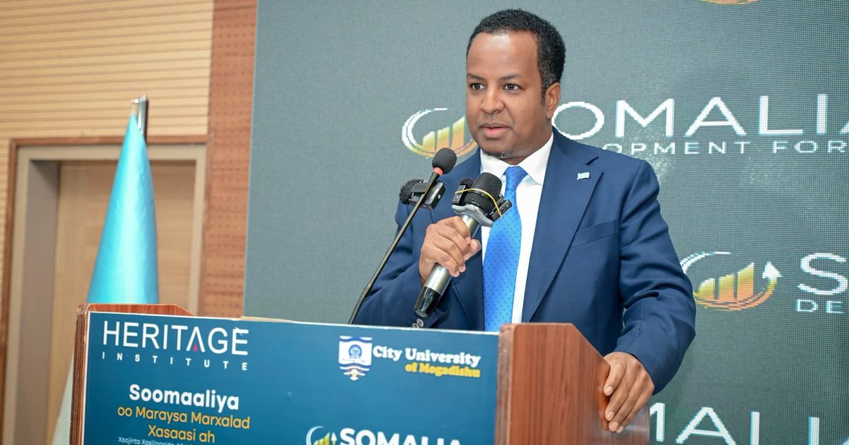 Wasiirka Arrimaha Dibadda oo Khudbad ka Jeediyay Furitaan Maalintii Labaad ee Madasha Saddexaad ee Horumarinta Soomaaliya