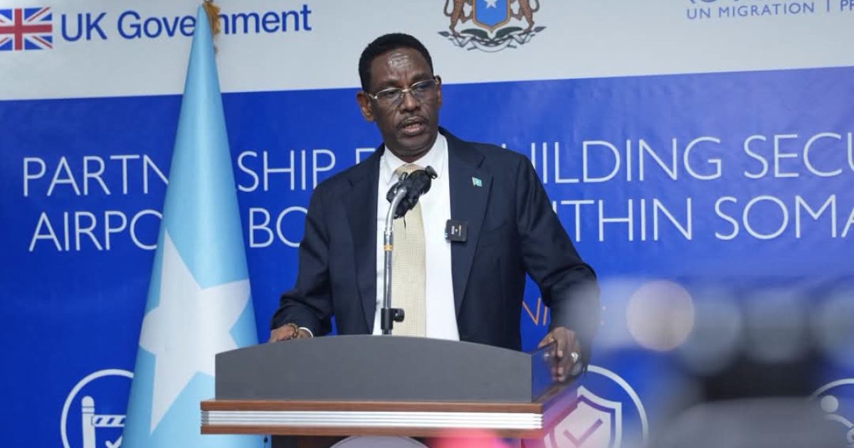 Wasiirka Amniga XFS oo daah-furay Barnaamijka Iskaashiga Dhismaha iyo Xoojinta Amniga Xuduudaha