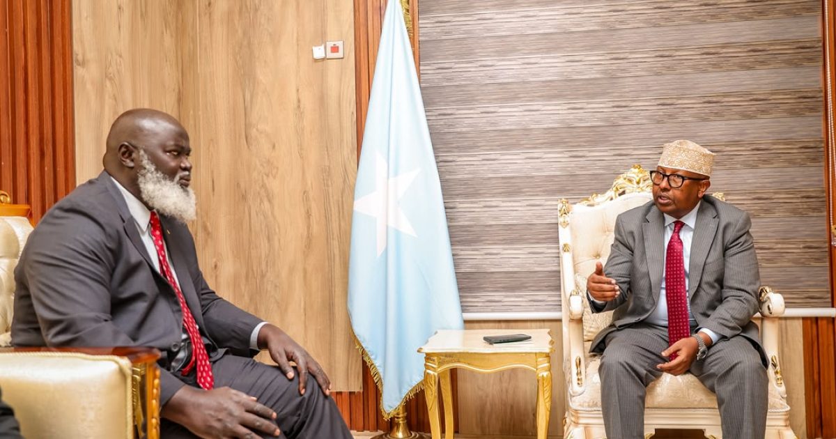 Wasiirka Gaashaandhigga XFS, oo la kulmay Wakiilka Guddoomiyaha Guddiga Midowga Afrika ee Soomaaliya