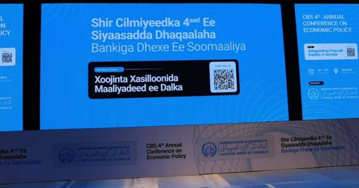 Muqdisho oo uu ka furmay shir cilmiyeedka 4-aad ee Siyaasadda dhaqaalaha Dalka