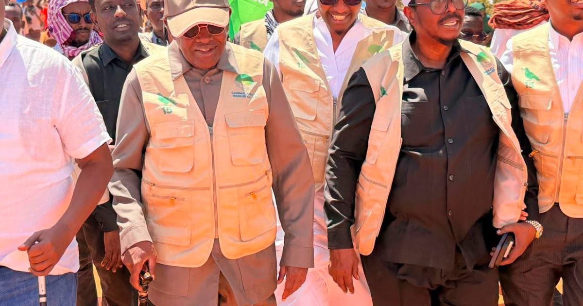 Wasiirka Deegaanka XFS oo Dhuusamareeb ilaa Gaalkacyo ka wada ololaha doorashada qof iyo codka ee Galmudug