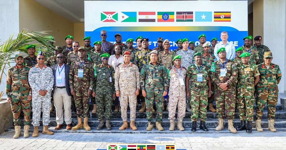 Shirka Khubarada Milateriga ee Dalalka Ciidamada ku taageera Hawlgalka Midowga Afrika oo ka furmay Muqdisho