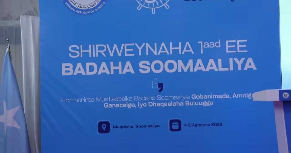 Shirweynaha 1-aad ee Badaha Soomaaliya ayaa goordhow ka furmaya Muqdisho