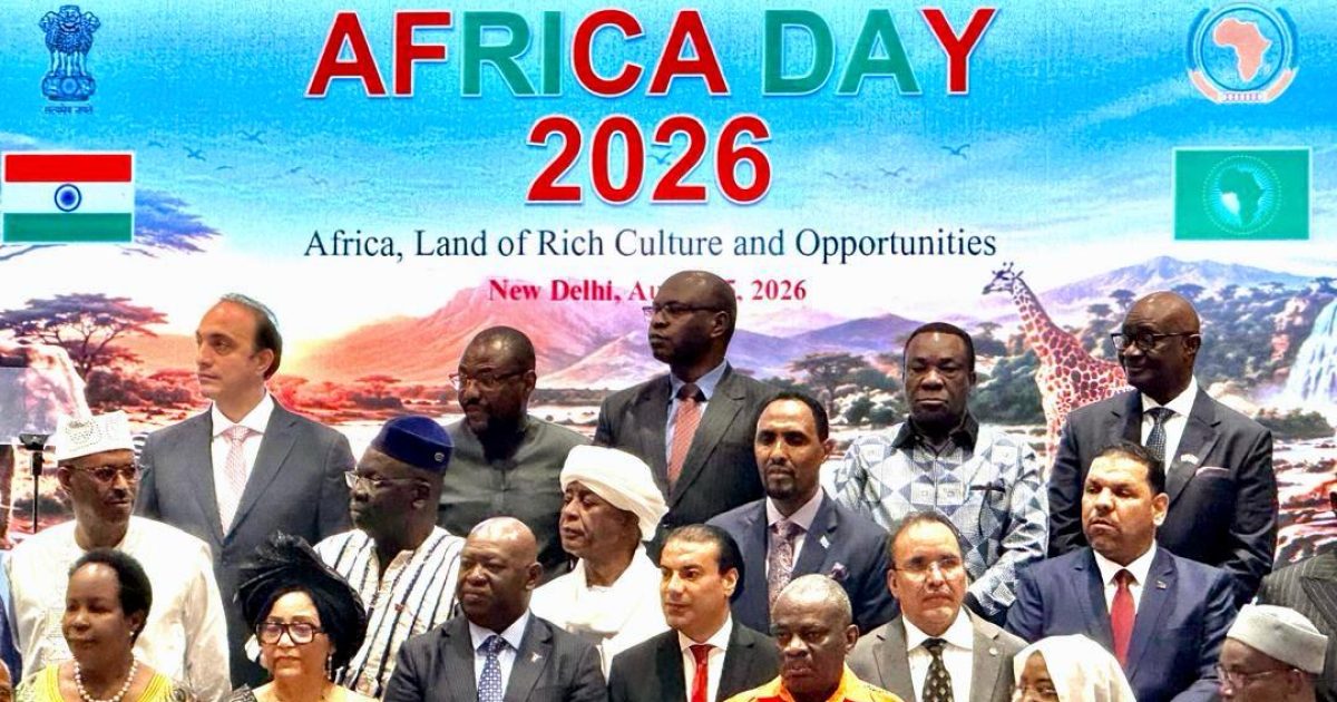 Safiirka Safaaradda Jamhuuriyadda Federaalka Soomaaliya ee dalka Hindiya oo ka qayb galay munaasabadda xuska Maalinta Afrika (Africa Day) 2026.