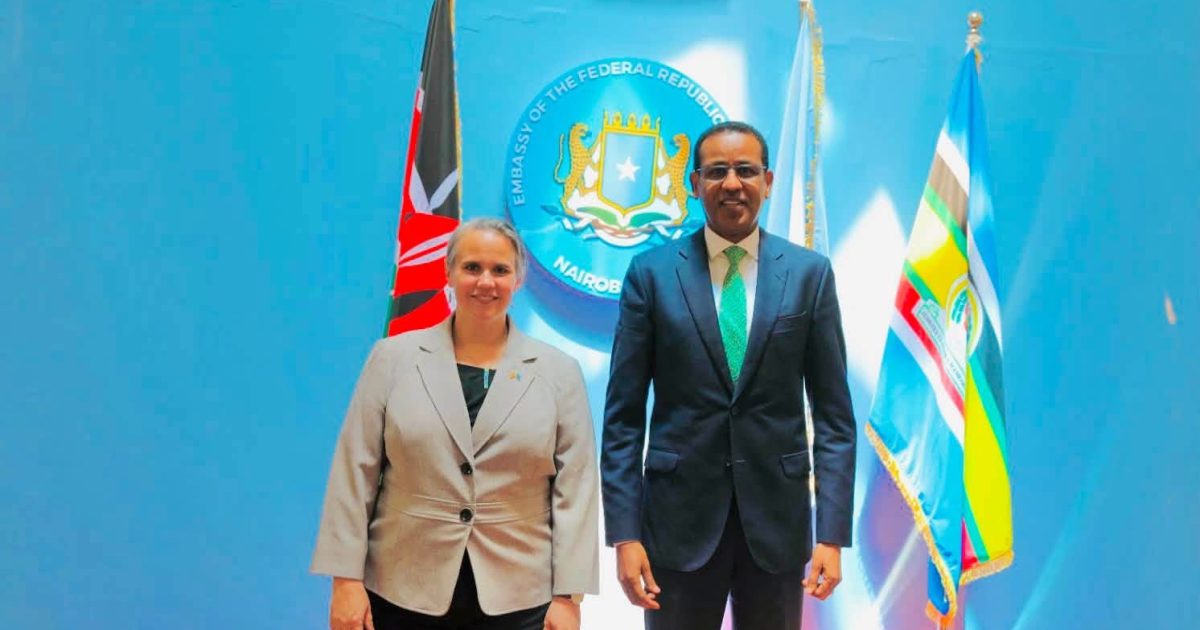 Danjiraha JFS ee dalka Kenya oo xarunta safaaradda ku qaabilay Ruth Anne Stevens 