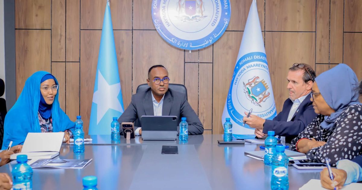 Guddoomiyaha Hay’adda SoDMA oo qaabilay Wakiilka Hay’adda FAO ee Soomaaliya