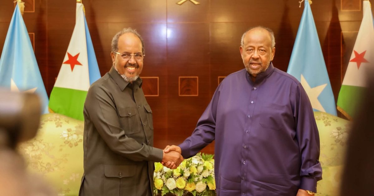 Madaxweyne Xasan Sheekh iyo Madaxweyne Geelle oo ka wada hadlay xoojinta iskaashiga labada dal