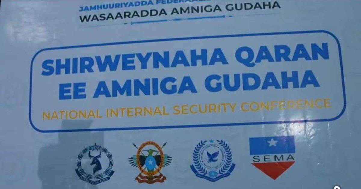 Shirweynaha Qaran ee Amniga Gudaha oo maanta ka furmay Muqdisho